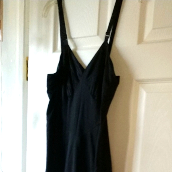 🖤Vintage 1960's Aristocraft by Superior Black Full Slip Size 34" Nylon - Picture 1 of 10